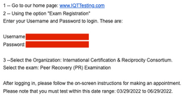 A screenshot of the email sent from MCB Certemy confirming registration details for CPRS training.